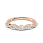 9k Rose Gold Lab Grown Diamond Stackable Ring 1.01 ctw R57480-1