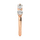 9k Rose Gold Lab Grown Diamond Stackable Ring 1.01 ctw R57480-1