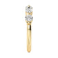 9K Yellow Gold Lab Grown Diamond Stackable Ring 1.01 ctw R57480-1
