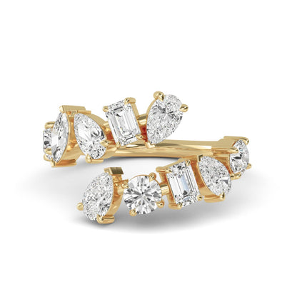 9K Yellow Gold Lab Grown Diamond RING 2.15 ctw R57482