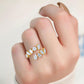 9K Yellow Gold Lab Grown Diamond RING 2.15 ctw R57482