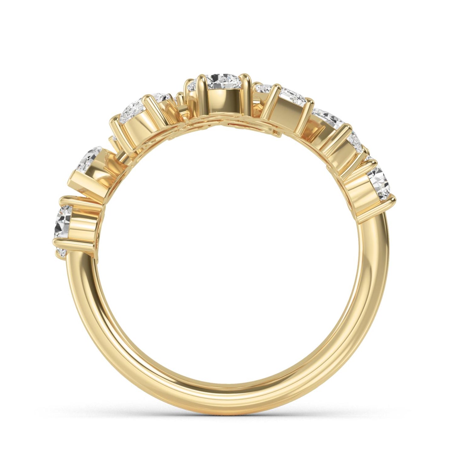 9K Yellow Gold Lab Grown Diamond RING 2.15 ctw R57482