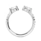9K White Gold Lab Grown Diamond RING 1.27 ctw R57544-1.25CT