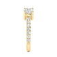 9K Yellow Gold Lab Grown Diamond RING 1.27 ctw R57544-1.25CT