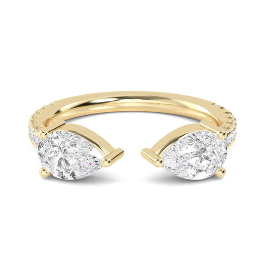 9K Yellow Gold Lab Grown Diamond RING 1.29 ctw R57545-1.33CT
