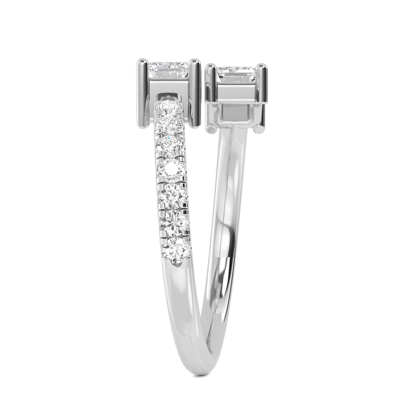 9K White Gold Lab Grown Diamond RING 1.06 ctw R57559