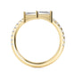 9K Yellow Gold Lab Grown Diamond RING 1.06 ctw R57559
