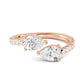 9K Rose Gold Lab Grown Diamond RING 1.10 ctw R57561