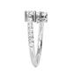 9K White Gold Lab Grown Diamond RING 1.10 ctw R57561