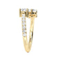 9K Yellow Gold Lab Grown Diamond RING 1.10 ctw R57561