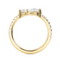 9K Yellow Gold Lab Grown Diamond RING 1.10 ctw R57561