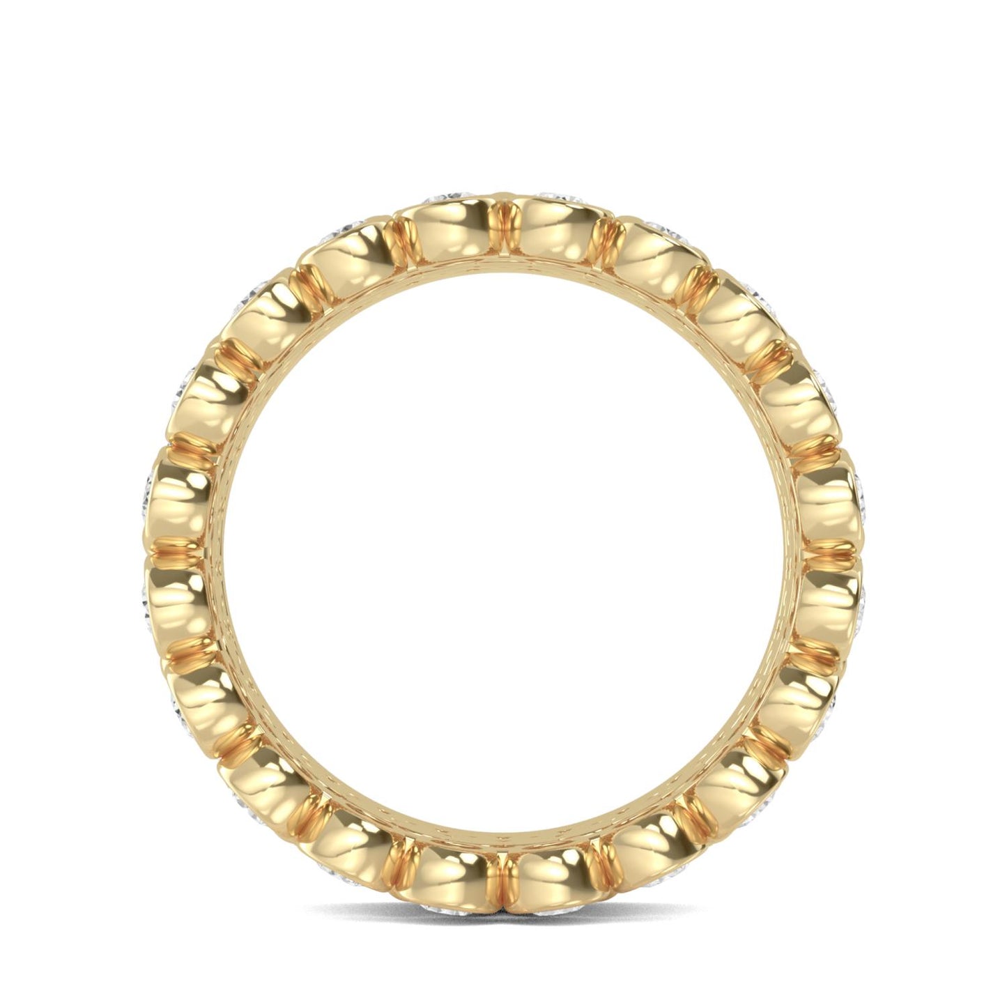 9K Yellow Gold Lab Grown Diamond RING 1.67 ctw R57592-1.63CT