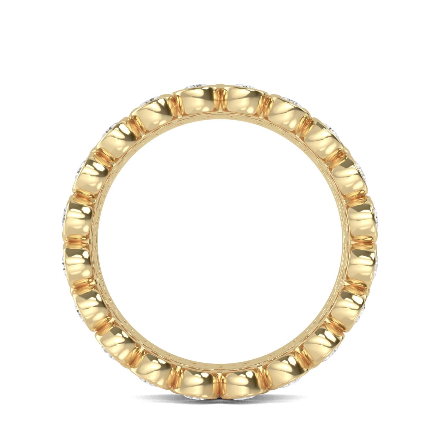 9K Yellow Gold Lab Grown Diamond RING 1.67 ctw R57592-1.63CT