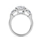 10K White Gold Lab Grown Diamond Engagement Ring 7.88 ctw R57955OV-7.15CT