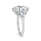 10K White Gold Lab Grown Diamond Engagement Ring 7.88 ctw R57955OV-7.15CT