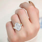 10K Yellow Gold Lab Grown Diamond Engagement Ring 7.88 ctw R57955OV-7.15CT