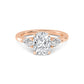 10K Rose Gold Lab Grown Diamond Engagement Ring 2 ctw R59122