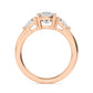 10K Rose Gold Lab Grown Diamond Engagement Ring 2 ctw R59122
