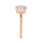 10K Rose Gold Lab Grown Diamond Engagement Ring 2 ctw R59122