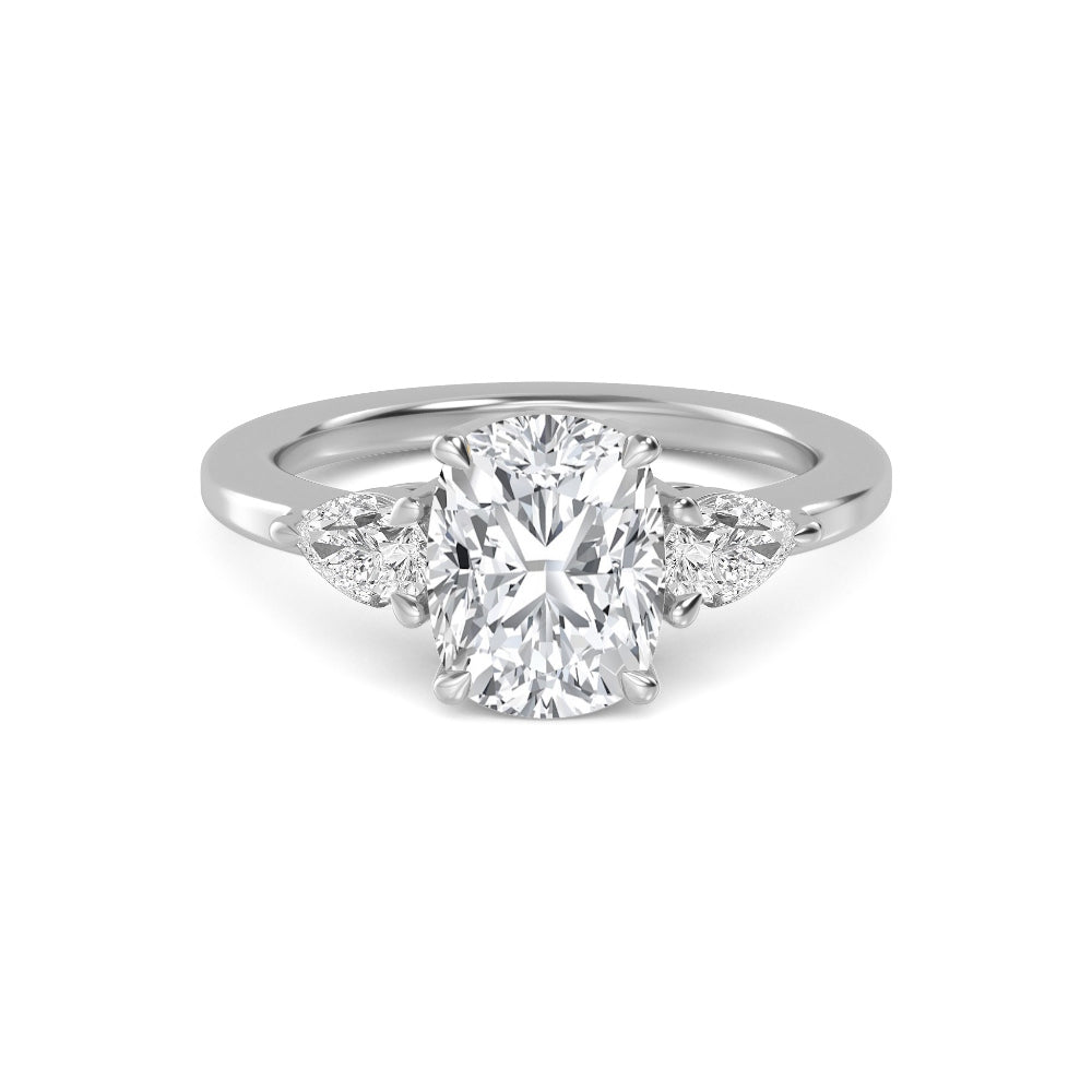 10K White Gold Lab Grown Diamond Engagement Ring 2 ctw R59122