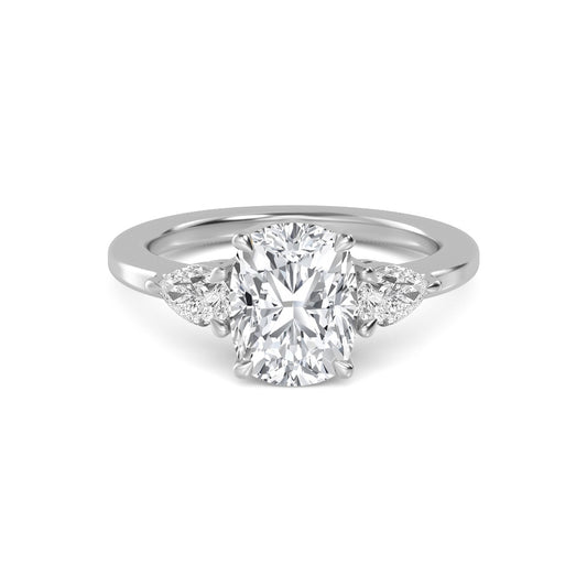 10K White Gold Lab Grown Diamond Engagement Ring 2 ctw R59122