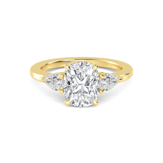 10K Yellow Gold Lab Grown Diamond Engagement Ring 2 ctw R59122