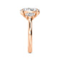 10K Rose Gold Lab Grown Diamond Engagement Ring 3 ctw R59226OV-3