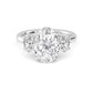 10K White Gold Lab Grown Diamond Engagement Ring 3 ctw R59226OV-3