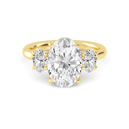 10K Yellow Gold Lab Grown Diamond Engagement Ring 3 ctw R59226OV-3
