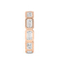 9k Rose Gold Lab Grown Diamond Eternity Band R59253EM-3.33CT