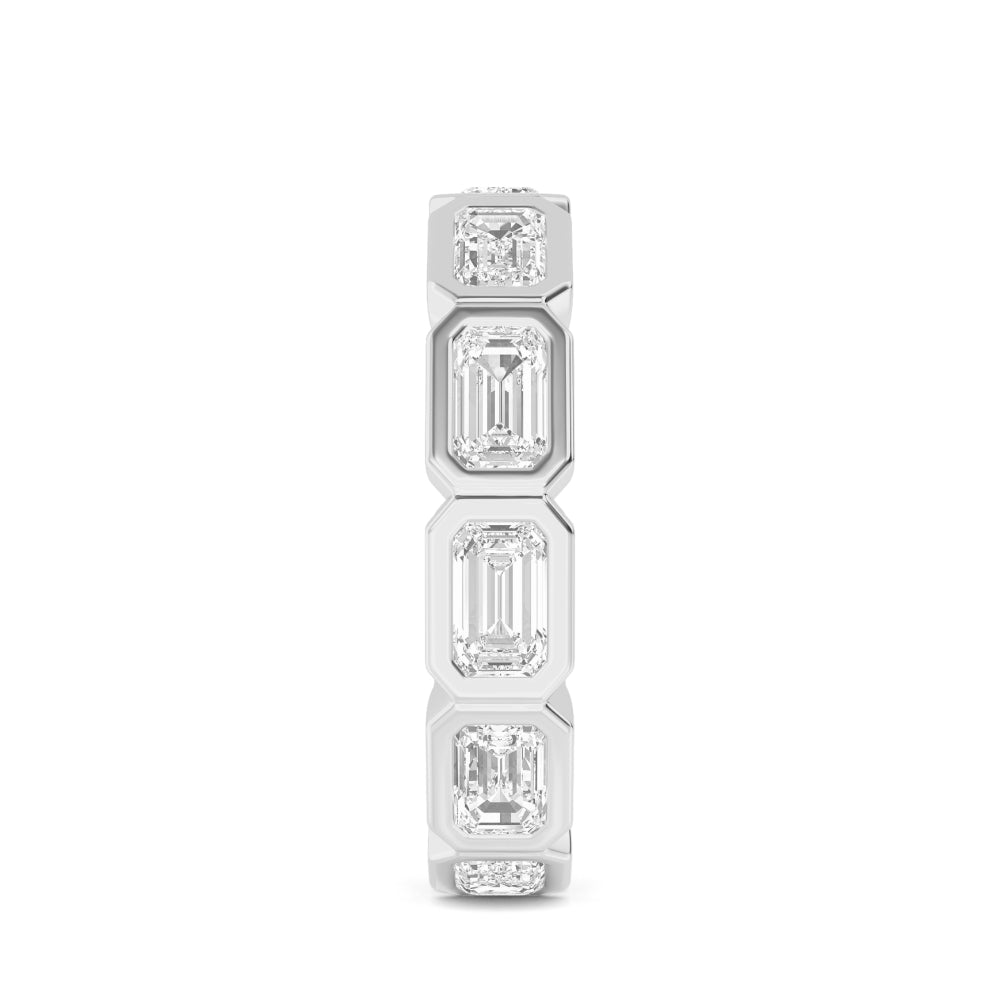9k White Gold Lab Grown Diamond Eternity Band R59253EM-3.33CT