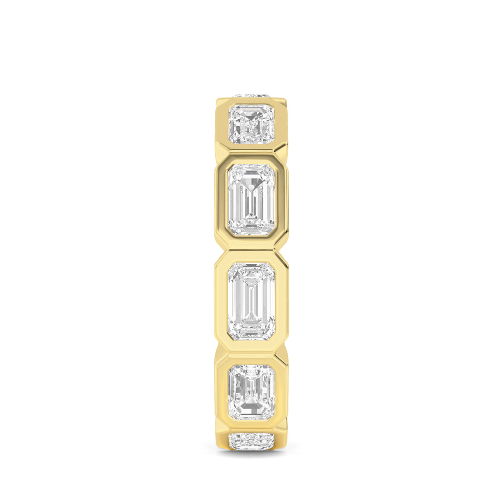 9K Yellow Gold Lab Grown Diamond Eternity Band R59253EM-3.33CT