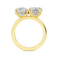 10K Yellow Gold Lab Grown Diamond Engagement Ring 4.15 ctw R59734CUEMHH-4