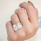 10K Yellow Gold Lab Grown Diamond Engagement Ring 4.15 ctw R59734CUEMHH-4