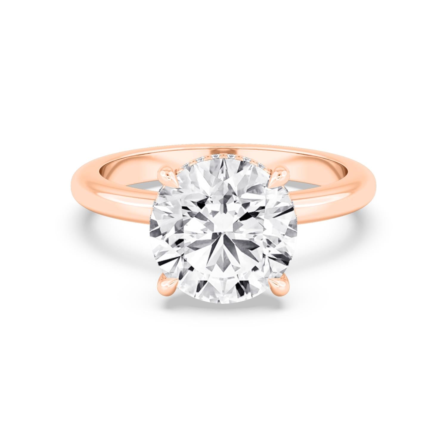 10K Rose Gold Lab Grown Diamond RING 4.09 ctw R59738-4HH