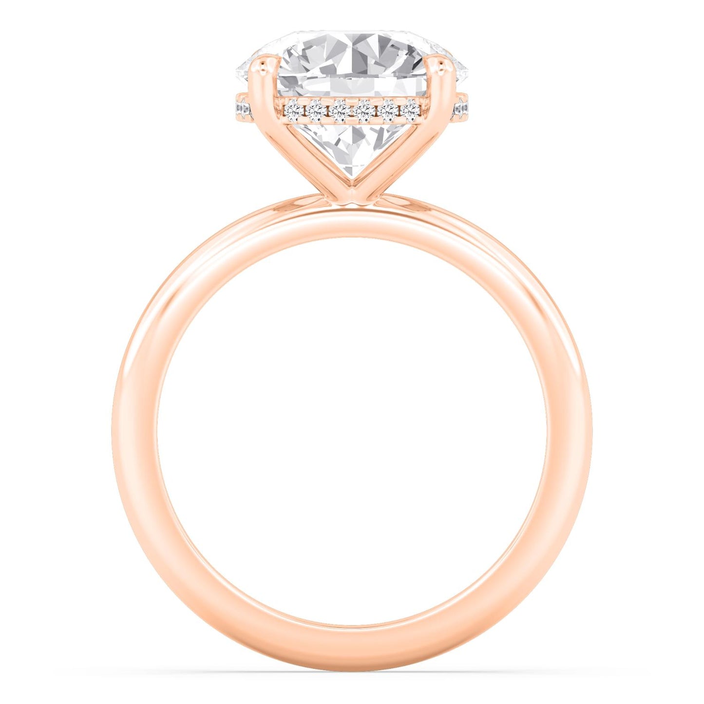 10K Rose Gold Lab Grown Diamond RING 4.09 ctw R59738-4HH