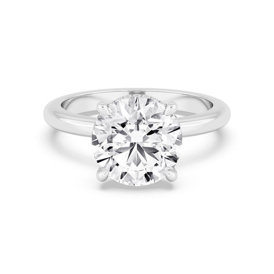 10K White Gold Lab Grown Diamond RING 4.09 ctw R59738-4HH