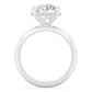 10K White Gold Lab Grown Diamond RING 4.09 ctw R59738-4HH