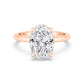 10K Rose Gold Lab Grown Diamond RING 4.09 ctw R59738OV-4HH