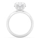 10K White Gold Lab Grown Diamond RING 4.09 ctw R59738OV-4HH
