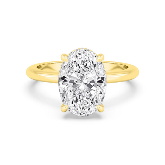 10K Yellow Gold Lab Grown Diamond RING 5.10 ctw R59738OV-5HH