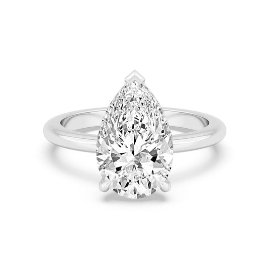 10K White Gold Lab Grown Diamond RING 4.09 ctw R59738PE-4HH