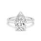 10K White Gold Lab Grown Diamond RING 4.09 ctw R59738PE-4HH