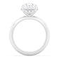 10K White Gold Lab Grown Diamond RING 4.09 ctw R59738PE-4HH