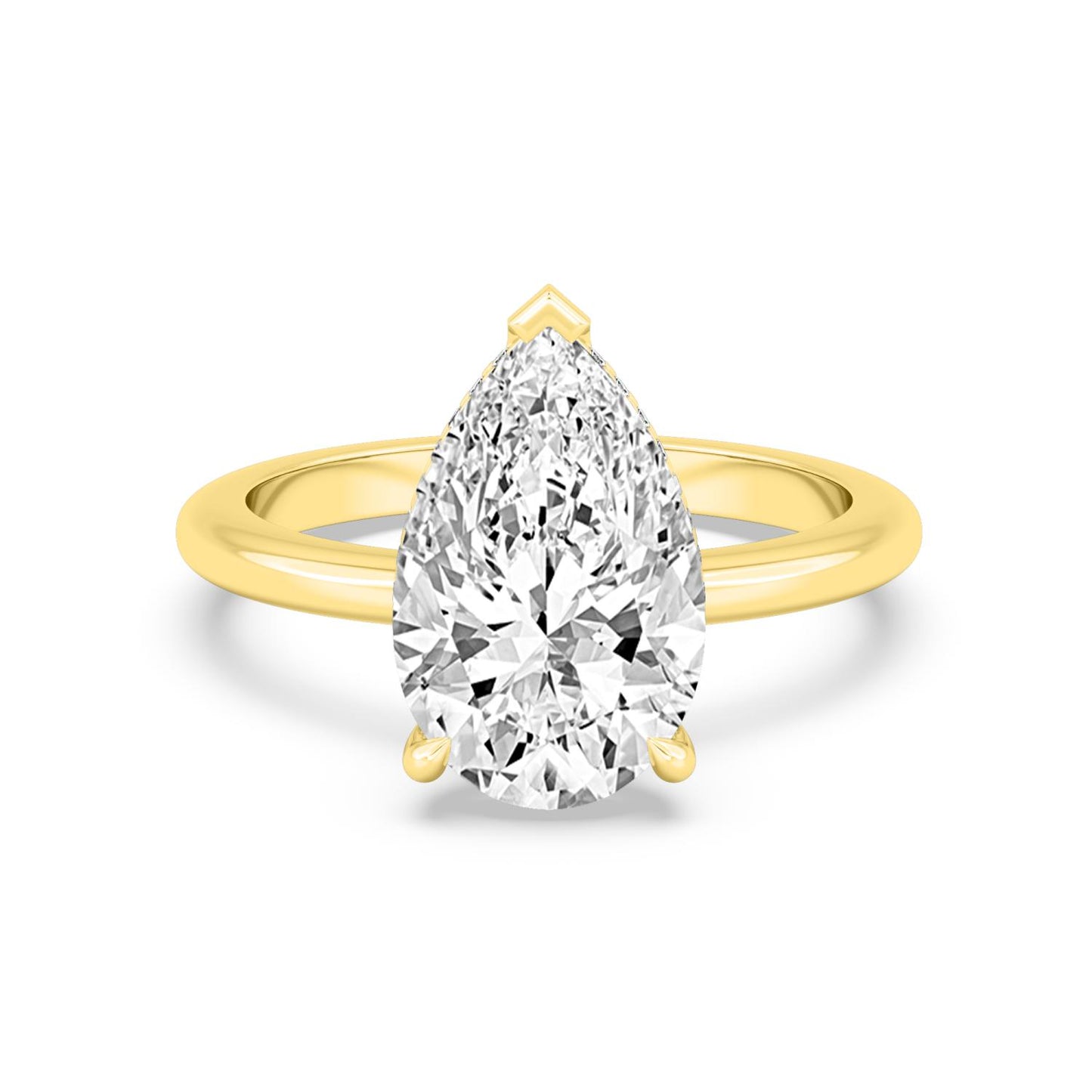 10K Yellow Gold Lab Grown Diamond RING 4.09 ctw R59738PE-4HH