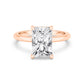10K Rose Gold Lab Grown Diamond RING 4.10 ctw R59738RDT-4HH