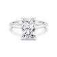 10K White Gold Lab Grown Diamond RING 4.10 ctw R59738RDT-4HH