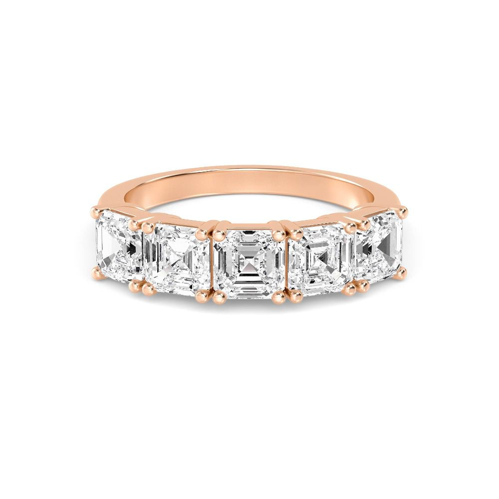 9k Rose Gold Lab Grown Diamond Ring 1.50 ctw R60113ASS-1.50CT