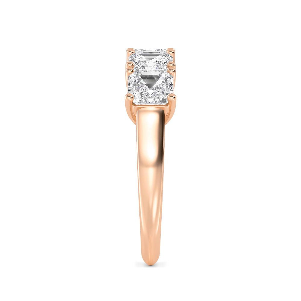 9k Rose Gold Lab Grown Diamond Ring 1.50 ctw R60113ASS-1.50CT