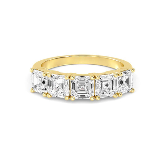 9K Yellow Gold Lab Grown Diamond Ring 1.50 ctw R60113ASS-1.50CT